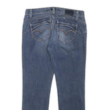 LEVI'S Womens Blue Slim Skinny Denim Medium W30 L27 Jeans Stylish Zip