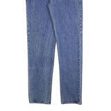 LEVI'S 501 Mens Jeans Blue Regular Straight Denim Medium W36 L34 Classic Button