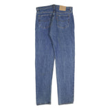 LEVI'S 501 Mens Jeans Blue Regular Straight Denim Medium W36 L34 Classic Button