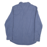 LEE Mens Blue Shirt L Cotton Blend Regular Fit Casual Button Through Long Sleeve