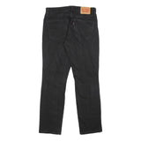 LEVI'S 511 Slim Mens Jeans Black Slim Slim Cotton Blend W32 L32 Distressed