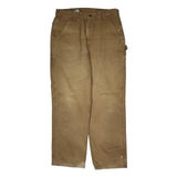 Carhartt Carpenter Trousers - 34W 32L Brown Cotton