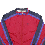 BEVERLY HILLS POLO CLUB Mens Red & Navy Nylon Track Jacket XL