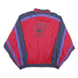 BEVERLY HILLS POLO CLUB Mens Red & Navy Nylon Track Jacket XL