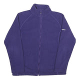 BERGHAUS Womens Blue Fleece Jacket UK 12 Polyester Zip Outdoor Casual