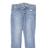 DKNY Womens Blue Slim Skinny Denim Light W30 L28 Stretch Zip Jeans
