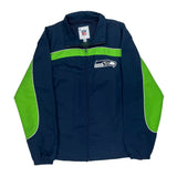 Seattle Seahawks Nfl Track Jacket - Medium Green Polyester