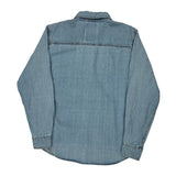 Levis Denim Shirt - Large Light Wash Denim