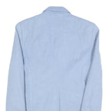 JOBIS Womens Blue Wool Button Jacket M Blazer Classic Tailored