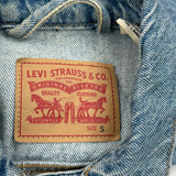 Levis Denim Jacket - Small Blue Denim