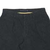 NAUTICA Mens Shorts Black Casual Classic XL W34 Cotton Blend Relaxed Fit