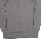 DICKIES Mens Grey Workwear Shirt M Cotton Blend Button-Up Pockets