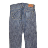 LEVI'S Mens Blue Regular Fit Straight Denim W33 L30 Zip Fly Jeans Casual Wear
