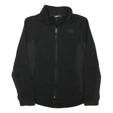 THE NORTH FACE Womens Black Jacket S Polyester Blend Zip Outdoor Casual