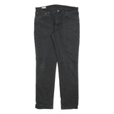 LEVI'S 511 Big E Mens Slim Black Denim Rinse W36 L32 Classic Zip Jeans