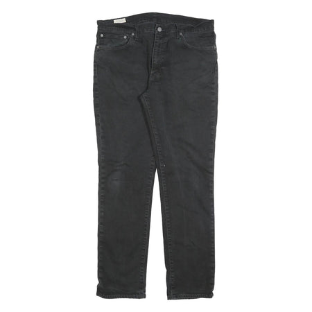 LEVI'S 511 Big E Mens Slim Black Denim Rinse W36 L32 Classic Zip Jeans