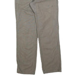 RIDGECUT Mens Cotton Blend Beige Regular Fit Zip Trousers W30 L32 Workwear