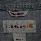 Carhartt Shirt - Large Blue Cotton