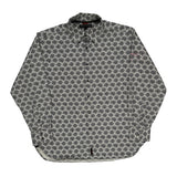 Tommy Hilfiger Christmas Patterned Shirt - Large Black & White Cotton