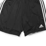 ADIDAS Mens Black Sports Casual Shorts L W28 Athletic Gym Training