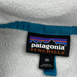 Synchilla Patagonia Fleece - XS White Polyester