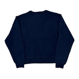 90S Blank Russell Athletic Sweatshirt - Medium Navy Cotton