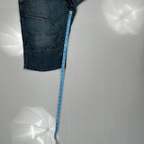 Jean Intelligence Denim Shorts - 36W 12L Blue Denim