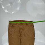 Dickies Carpenter Pants - 38W 31L Brown Cotton
