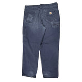 Carhartt Carpenter Trousers - 40W 34L Blue Cotton