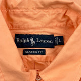 Ralph Lauren Shirt - Large Orange Cotton