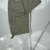 Lee Cargo Shorts - 34W 11L Grey Cotton