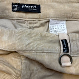 Phard Cord Trousers - 32W UK 8 Beige Cotton