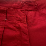 Unbranded Cargo Trousers - 34W UK 14 Red Cotton