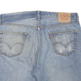 LEVI'S Mens Denim Blue Shorts 2XL W36 Casual Cotton Blend Classic Fit