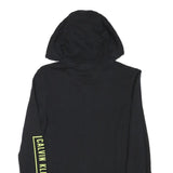 CALVIN KLEIN PERFORMANCE Womens Black Hoodie S Zip Up Lightweight Cotton Blend