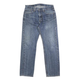 LEVI'S 505 Mens Jeans Blue Regular Straight Denim Medium W32 L32 Classic Zip