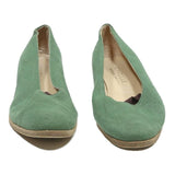 SCHATULLE Womens Green Synthetic Block Heel Shoes UK 6 Comfortable Stylish