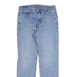 LEVI'S 505 Mens Jeans Blue Regular Straight Denim Light W33 L32 Classic Fit Zip