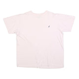NAUTICA Mens White Crew Neck Short Sleeve S T-Shirt Cotton Blend Classic