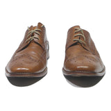 COLE HAAN Mens Leather Brogue Shoes Brown UK 10.5 Classic Formal Style