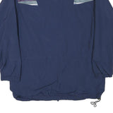 BIOSPHERE Womens Blue Purple Patterned Zip Jacket M Polyester Blend Outdoor