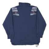BIOSPHERE Womens Blue Purple Patterned Zip Jacket M Polyester Blend Outdoor