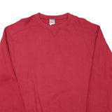 PROSPIRIT Mens Red Crew Neck Sweatshirt M Cotton Blend Casual Pullover