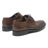 BALLY Mens Derby Leather Brown Shoes UK 6 Classic Formal Dress Footwear