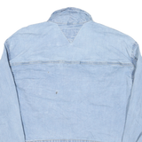 TOMMY HILFIGER Mens Blue Denim Jacket M Cotton Blend Button Casual Classic