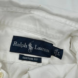 Ralph Lauren Shirt - Large White Cotton