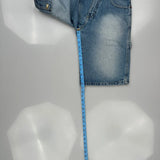 Southpole Cargo Denim Shorts - 26W US 4 Blue Denim