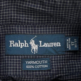 Yarmouth Ralph Lauren Checked Shirt - XL Blue Cotton