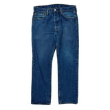 Levis 501 Jeans - 32W 30L Blue Cotton