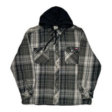Dickies Checked Jacket - 2XL Black Cotton